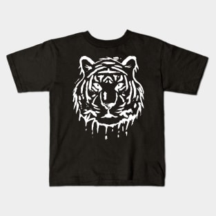 Tiger - Tijger - wit Kids T-Shirt